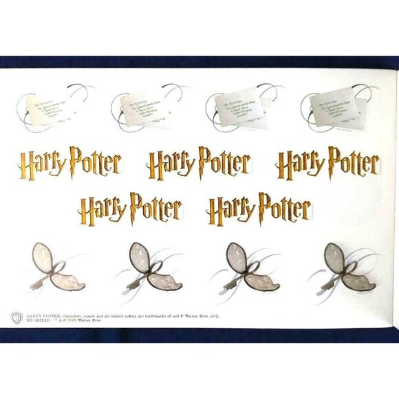 Vintage Harry Potter Sticker Book Denmark New Complete 2001 Klistermaerkebog - Picture 9 of 11